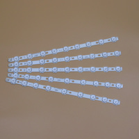 TV LED bary dla PHILIPS 40PFL3008H-12 40PFL3008K/12 40PFL3028H/12 40PFL3018H/12 zestaw pasków podświetlenia LED 9LED lampy obiektyw 5 pasm 3